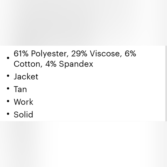 Bcbgmaxazria blazer size XS black tan - Picture 2 of 6